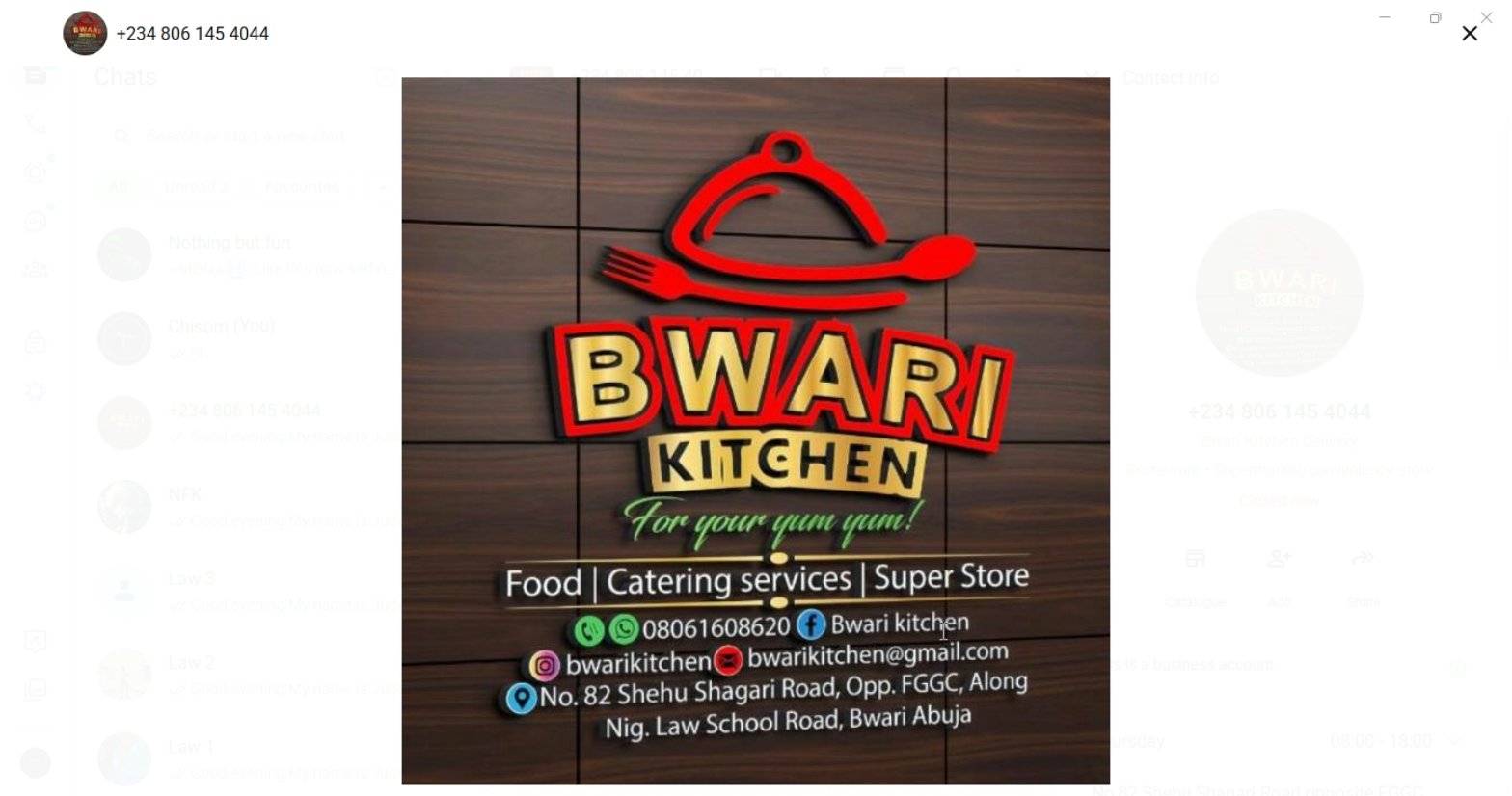Bwari Kitchen Logo
